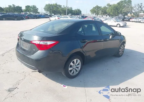 2015 Toyota Corolla Le z USA, uszkodzony, nr VIN 2T1BURHE6FC340737